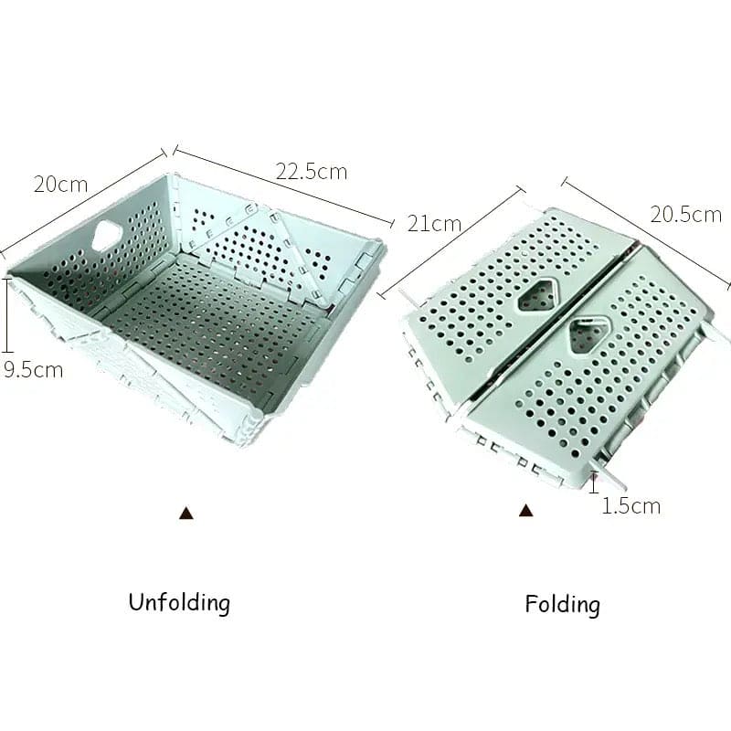 Multifunctional Foldable Storage Basket, Ventilated Desktop Storage Organizer, Folding Draining Basket, Home Organization And Storage Supplies Basket, Kitchen Household Storage Bin Multifunctional Foldable Storage Basket, Ventilated Desktop Storage Organizer, Folding Draining Basket, Home Organization And Storage Supplies Basket, Kitchen Household Storage Bin